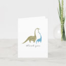 Recherche de dinosaure de bébé cartes postales Baby shower garçon