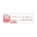 Search for peonys return address labels Flowers