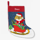 Search for goldendoodle christmas stockings Santa
