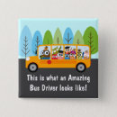 Search for bus driver buttons cute