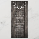 Search for bridal party programs Rustic