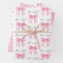 Search for its a girl wrapping paper Pattern