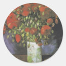 Recherche de red poppies autocollants Vintage