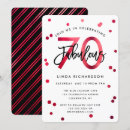 Search for red 70th birthday invitations Party