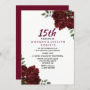 Search for 15th wedding anniversary invitations Rose