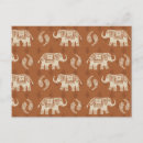 Search for elephant pattern postcards Animal