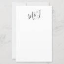 Recherche de mariage papier à lettre Initiales