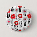 Search for red floral pattern buttons Nature