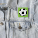 Search for soccer balls buttons Black and white