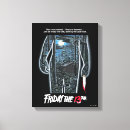 Search for horror movie canvas prints Camp crystal lake