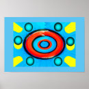 Recherche de cibles posters Abstrait