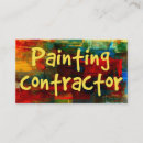 Recherche de peine cartes visite Entrepreneur en peinture