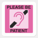 Search for hearing aid stickers Asl