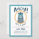 Recherche de ahoy baby shower garçon invitations Baby boy