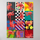 Recherche de rose flamant posters Abstrait