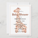 Recherche de giraffe baby shower invitations Pour enfants