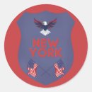 Recherche de drapeau new york autocollants Patriotique
