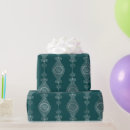 Search for teal and silver wrapping paper Elegant