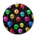 Recherche de multicolore jeux de fléchettes Noir
