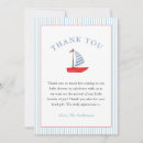 Search for boat thank you cards Blue and white