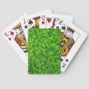 Recherche de trèfle vert jeux de cartes Shamrock