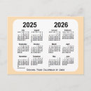 Recherche de mini calendriers 2025