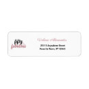 Search for black rose return address labels Party