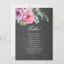 Recherche de tableau noir mariage invitations Floral