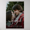 Search for we are engaged posters Elegant