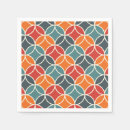 Recherche de motif abstrait serviettes Moyen siècle moderne