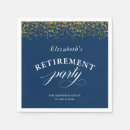 Search for navy and gold napkins Script