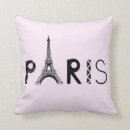 Search for paris france pillows Typography