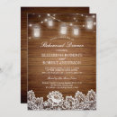 Search for rustic rehearsal dinner invitations Outdoor
