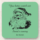 Search for vintage santa coasters Father christmas