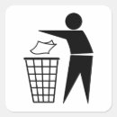Search for waste bin stickers Trash