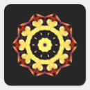 Search for abstract sunflower stickers Yellow