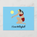 Recherche de volleyball cartes postales Balle