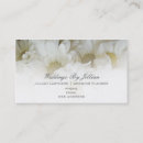 Recherche de marguerite blanche cartes visite Floral