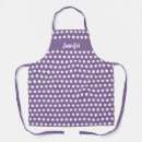 Search for purple polka dots aprons Modern