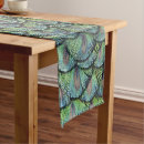 Search for peacock table runners Peafowl