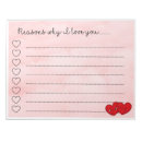 Recherche de valentine blocsnotes Mignon