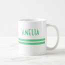 Search for mint green mugs Monogrammed
