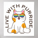 Search for cat with glasses posters Rainbow