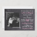 Search for blackboard wedding invitations Pink