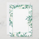 Search for green blank invitations Modern