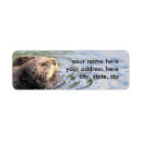 Search for otter return address labels Water