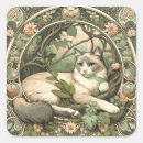 Search for art cat stickers Vintage