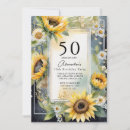 Search for rustic 50th birthday invitations Floral