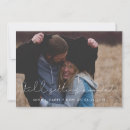 Search for postponed wedding announcement cards Minimalist
