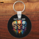 Search for watercolor rounded keychains Happy birthday